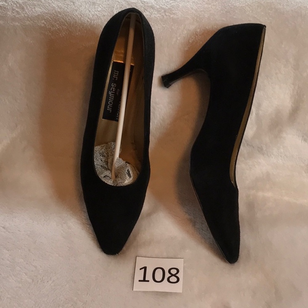 Black suede Stuart Weitzman